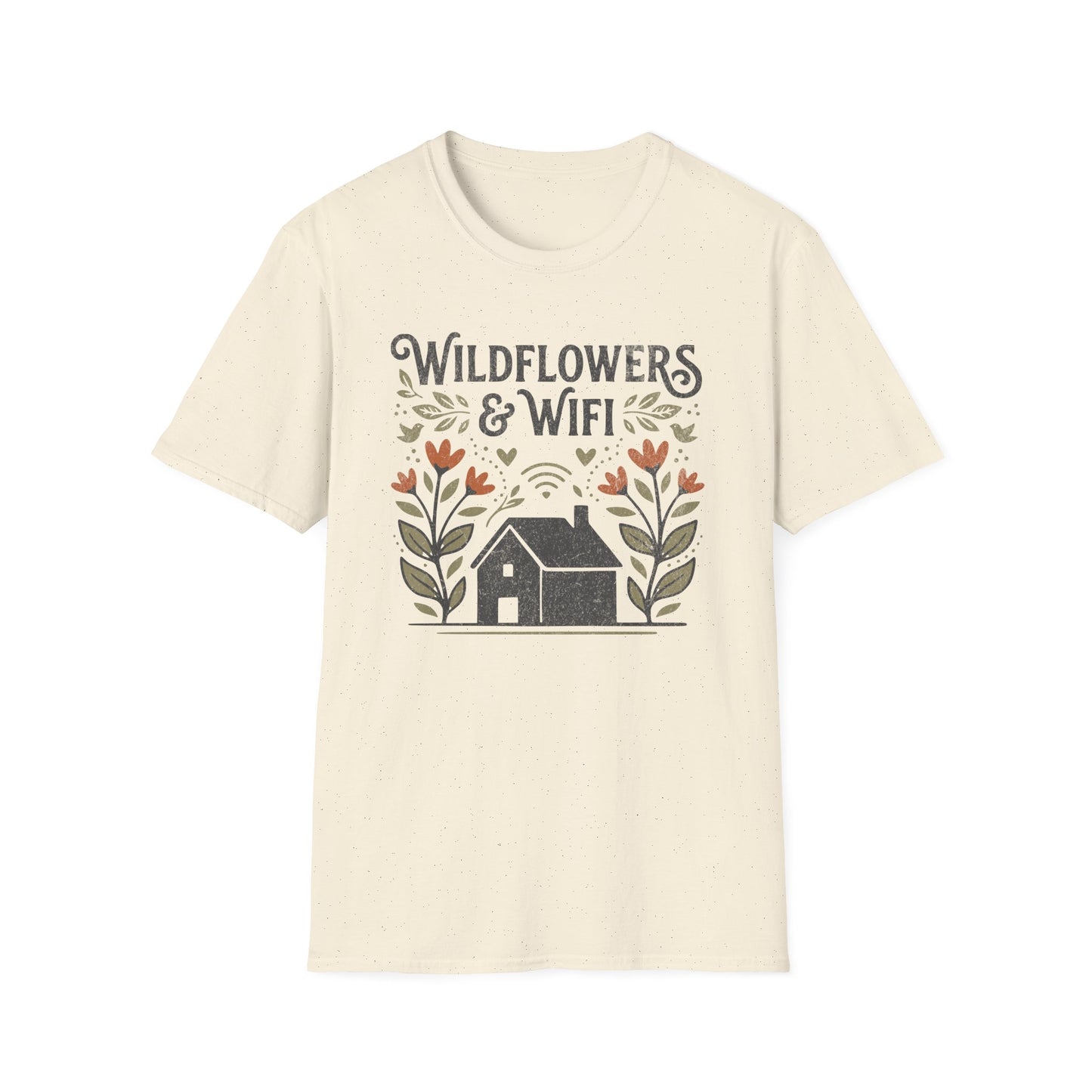 Wild Flowers and WIFI T-Shirt