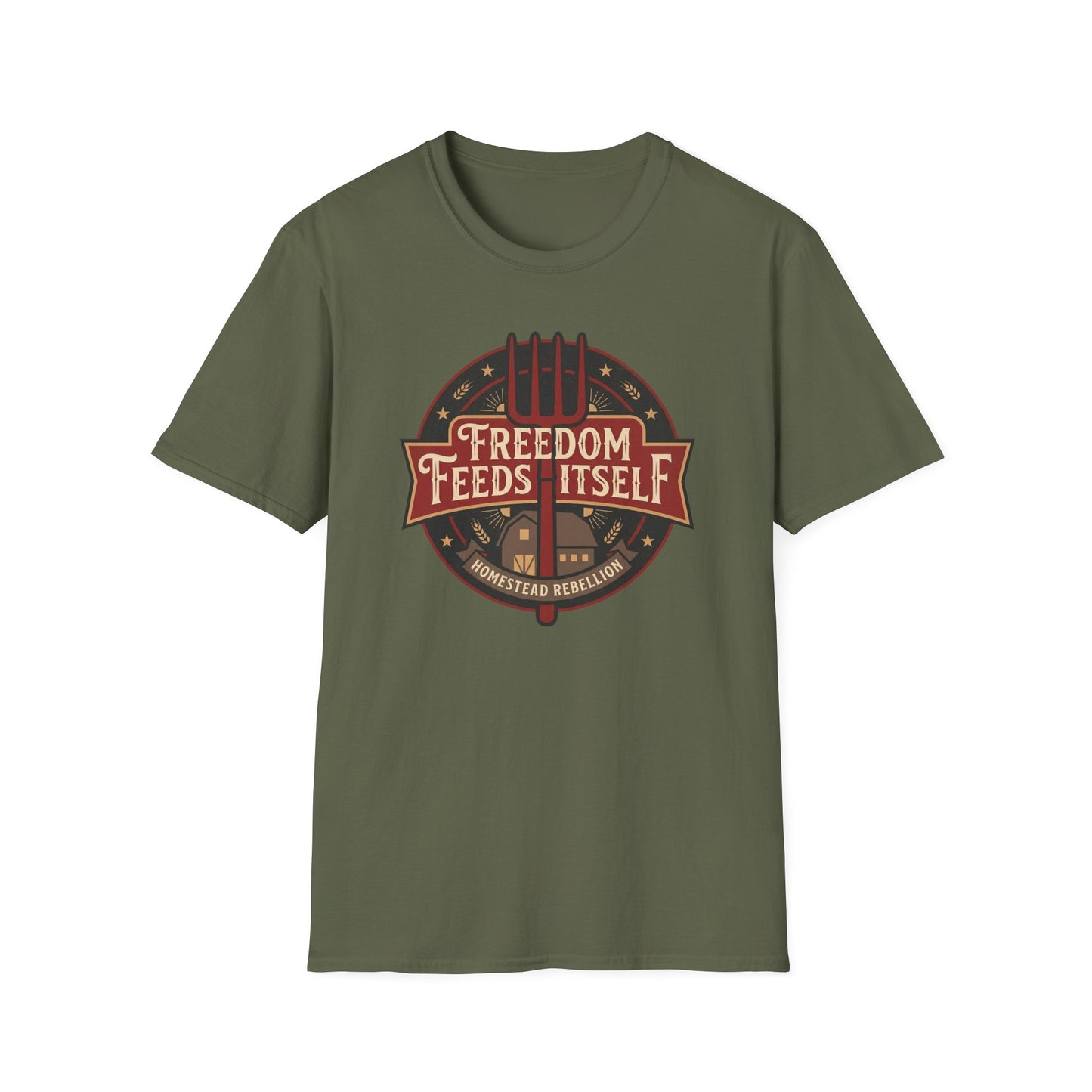 Freedom Feeds Itself - Banner - T-Shirt