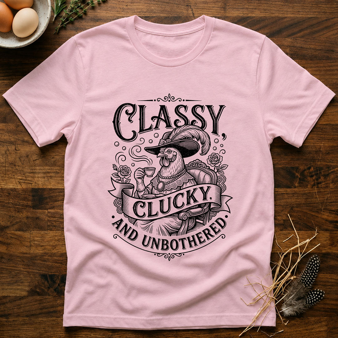 Classy Clucky and Unbothered T-Shirt