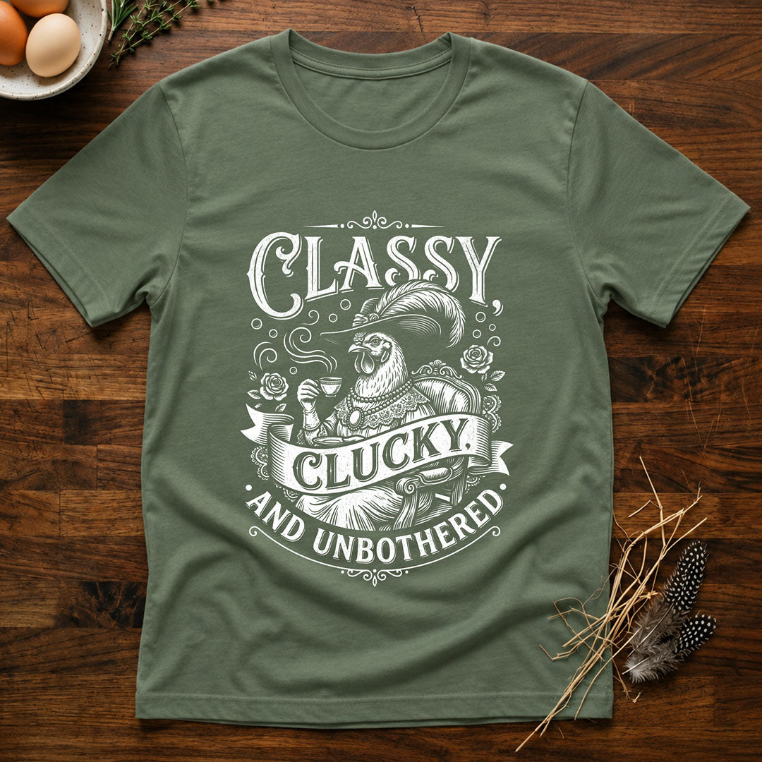 Classy Clucky and Unbothered T-Shirt
