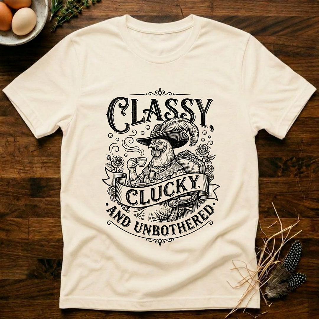 Classy Clucky and Unbothered T-Shirt