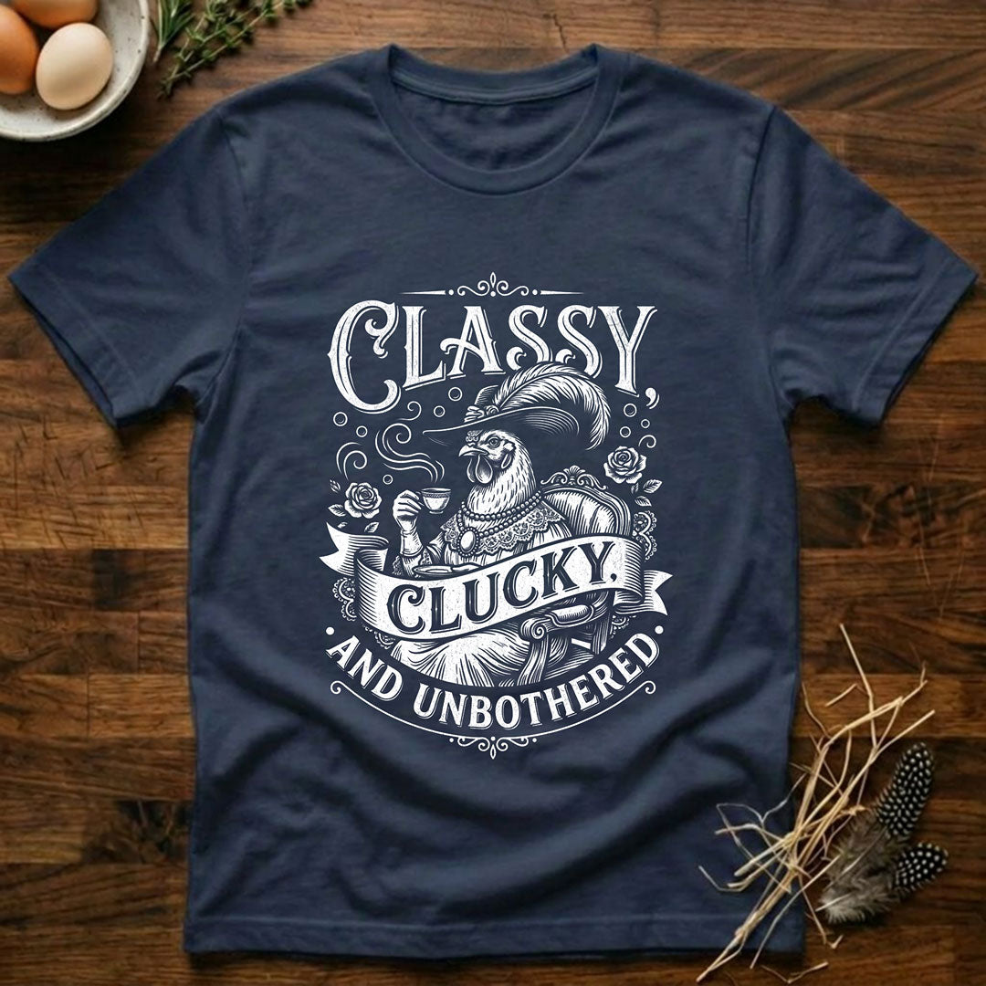 Classy Clucky and Unbothered T-Shirt