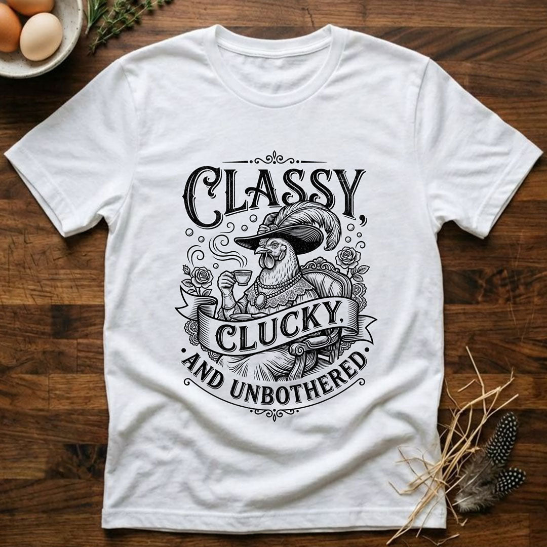 Classy Clucky and Unbothered T-Shirt