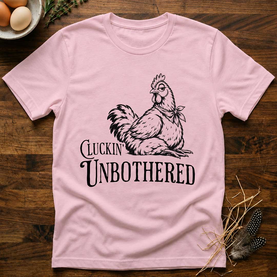 Cluckin' Unbothered T-Shirt
