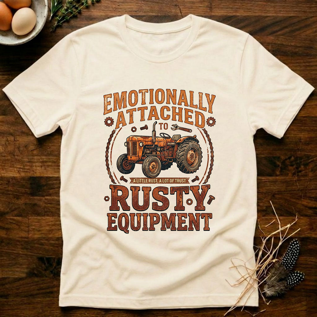 Emotionally Attached to Rusty Equipment T-Shirt