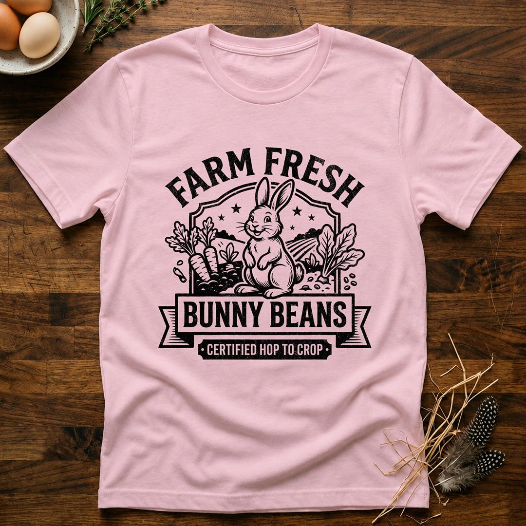 Farm Fresh Bunny Beans T-Shirt