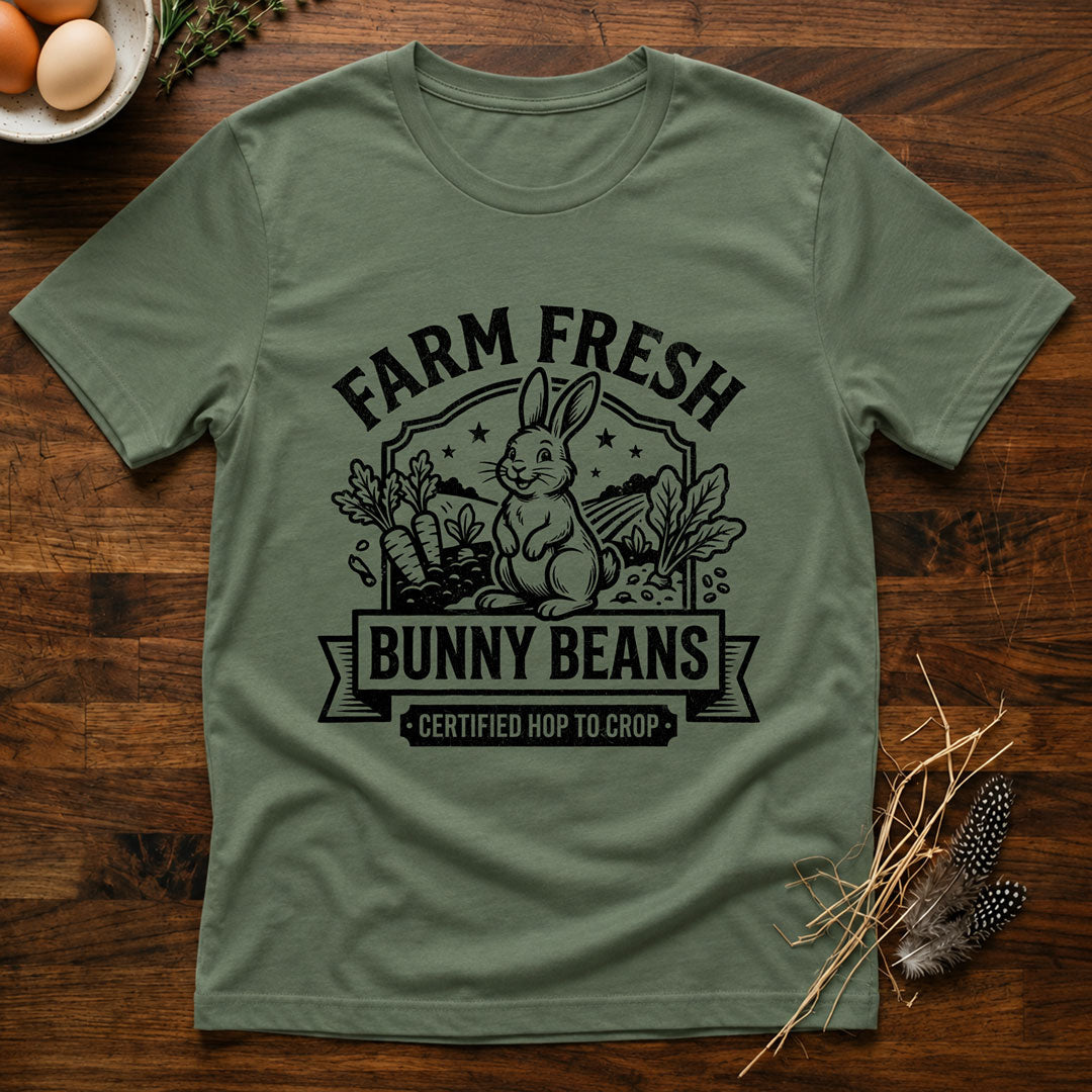 Farm Fresh Bunny Beans T-Shirt