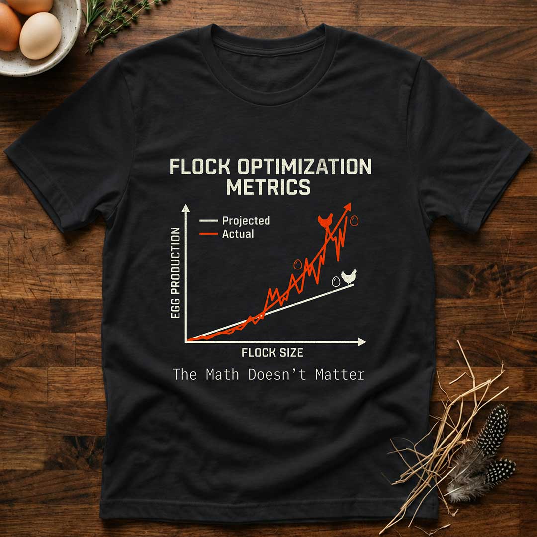 Flock Optimization Metrics T-Shirt