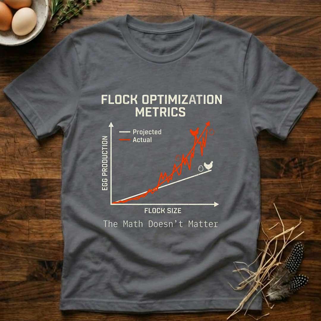 Flock Optimization Metrics T-Shirt