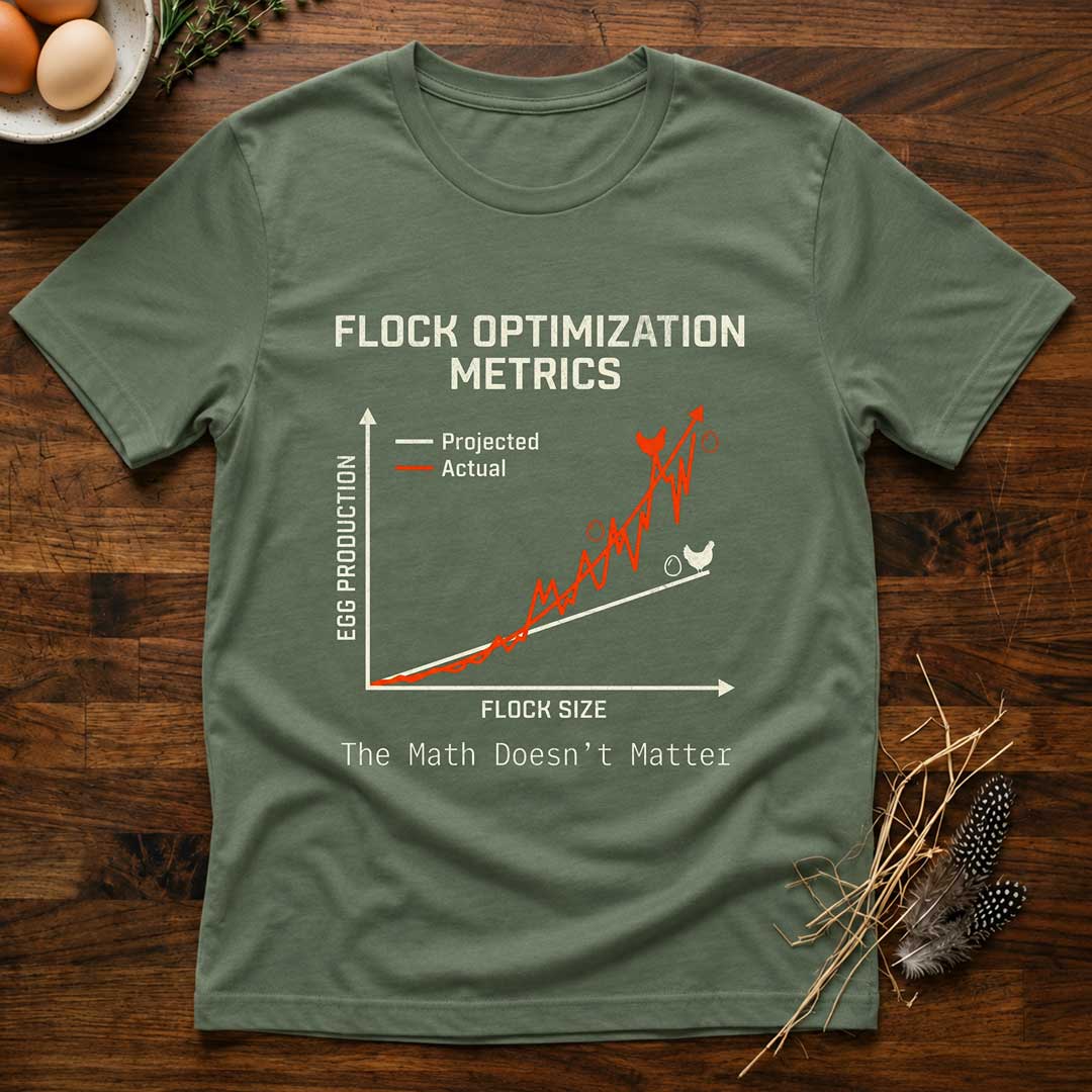 Flock Optimization Metrics T-Shirt