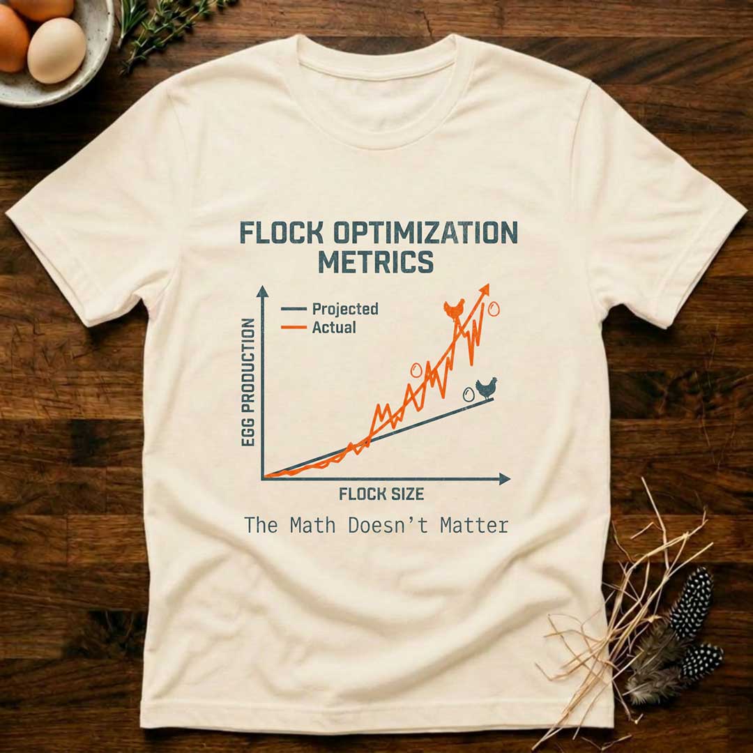 Flock Optimization Metrics T-Shirt