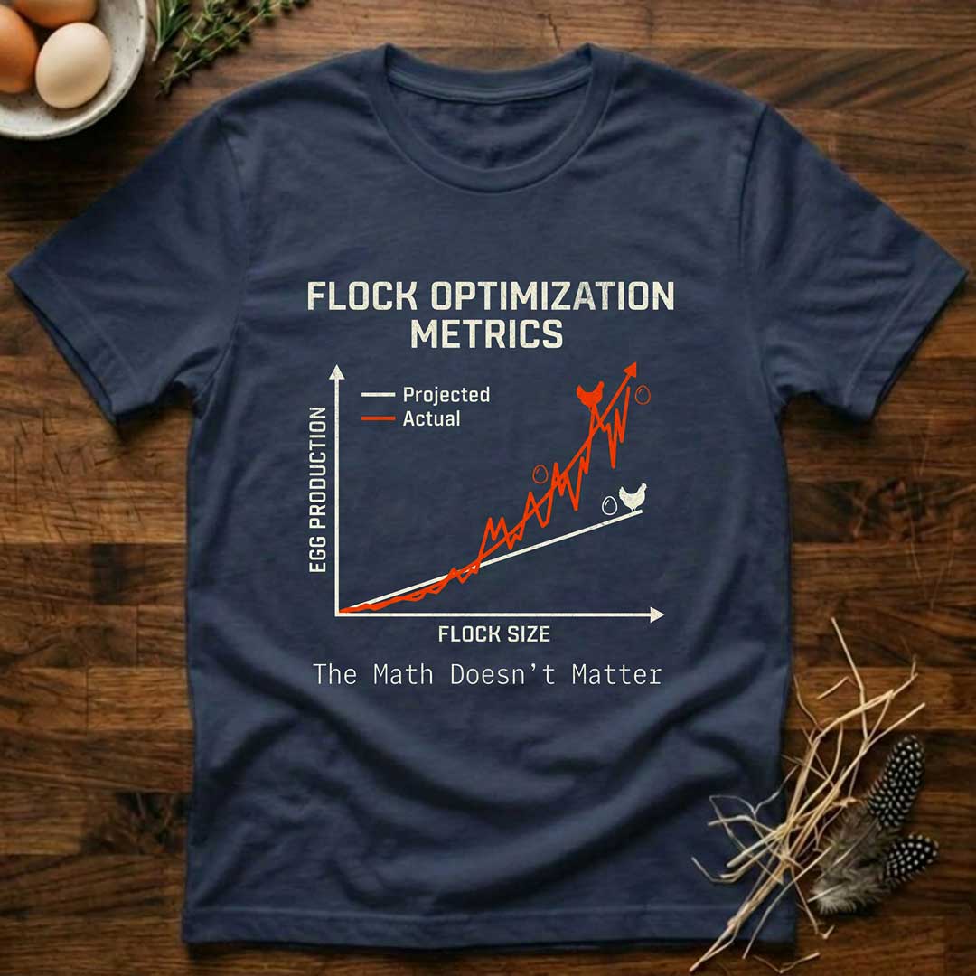 Flock Optimization Metrics T-Shirt
