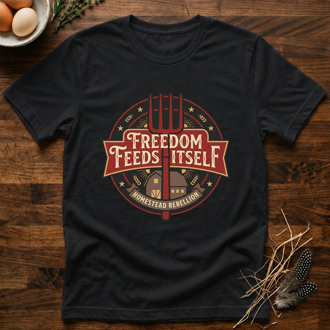 Freedom Feeds Itself - Banner - T-Shirt