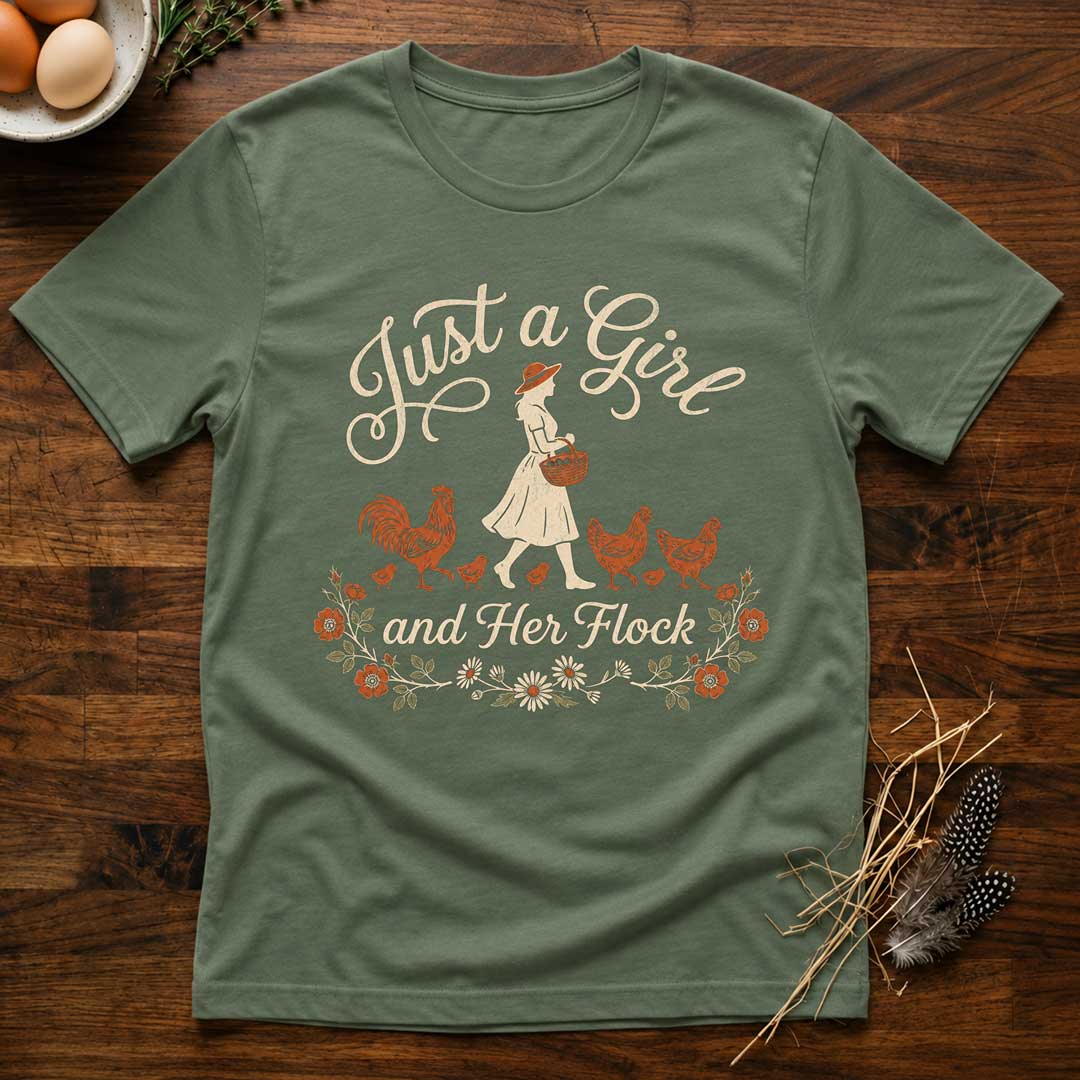 Just a Girl and Her Flock T-Shirt