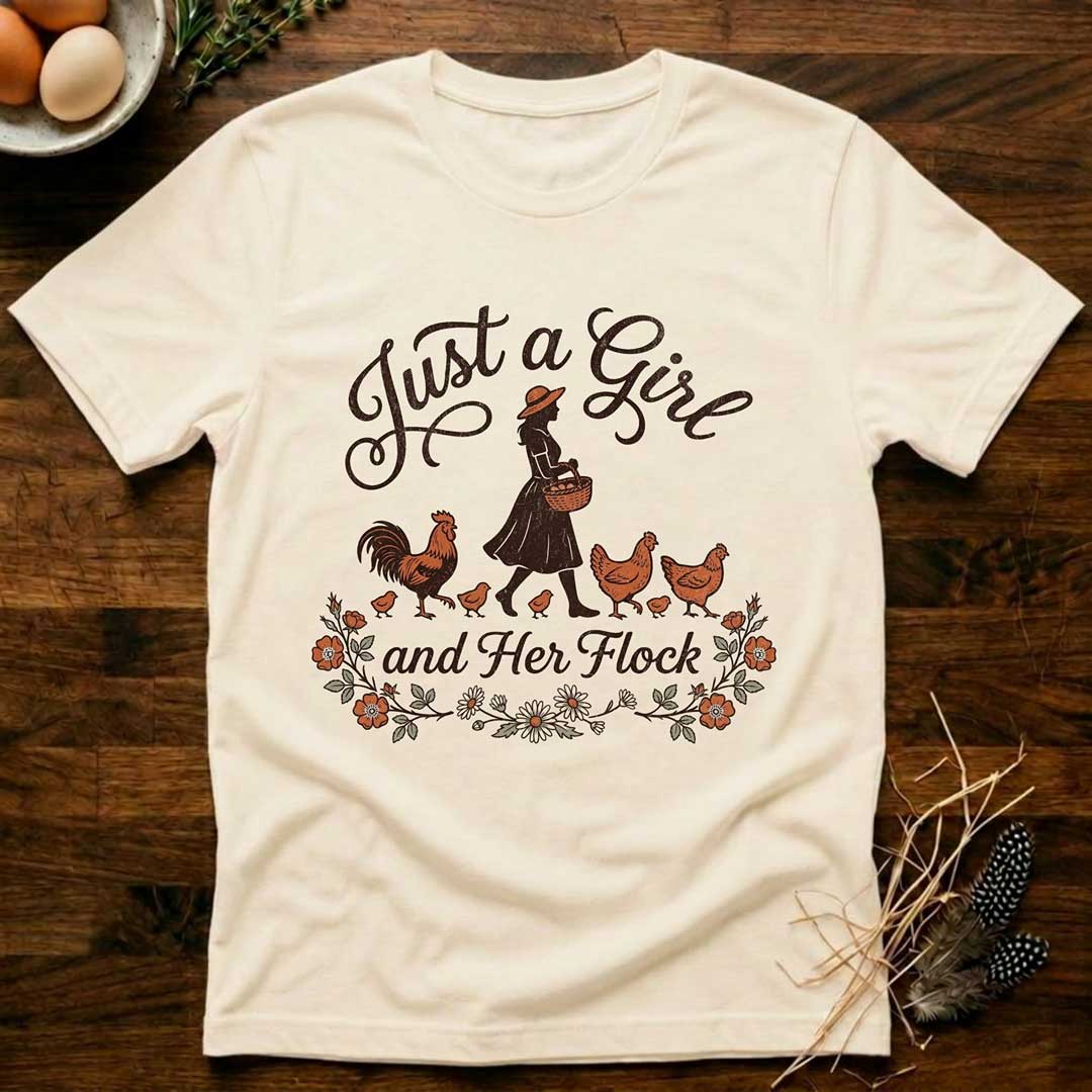 Just a Girl and Her Flock T-Shirt