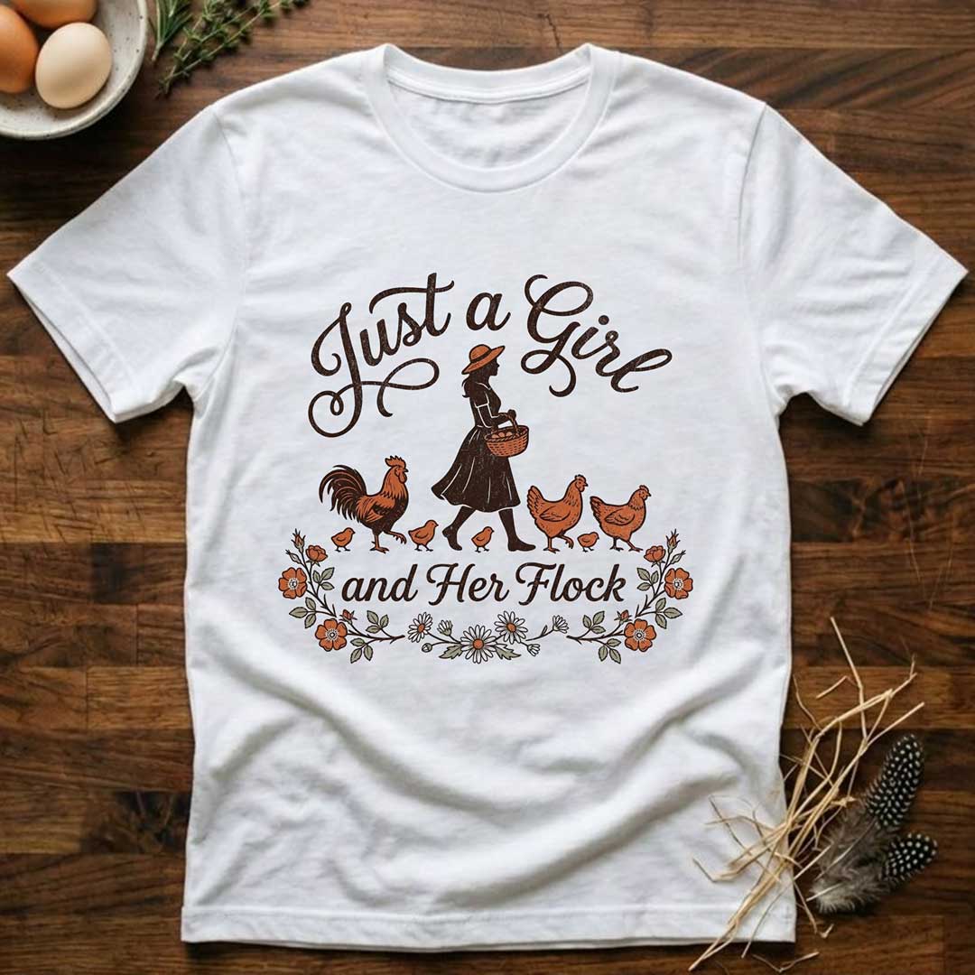 Just a Girl and Her Flock T-Shirt
