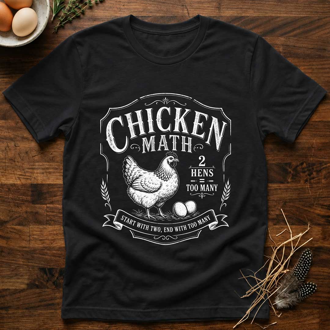 Chicken Math - Vintage T-Shirt