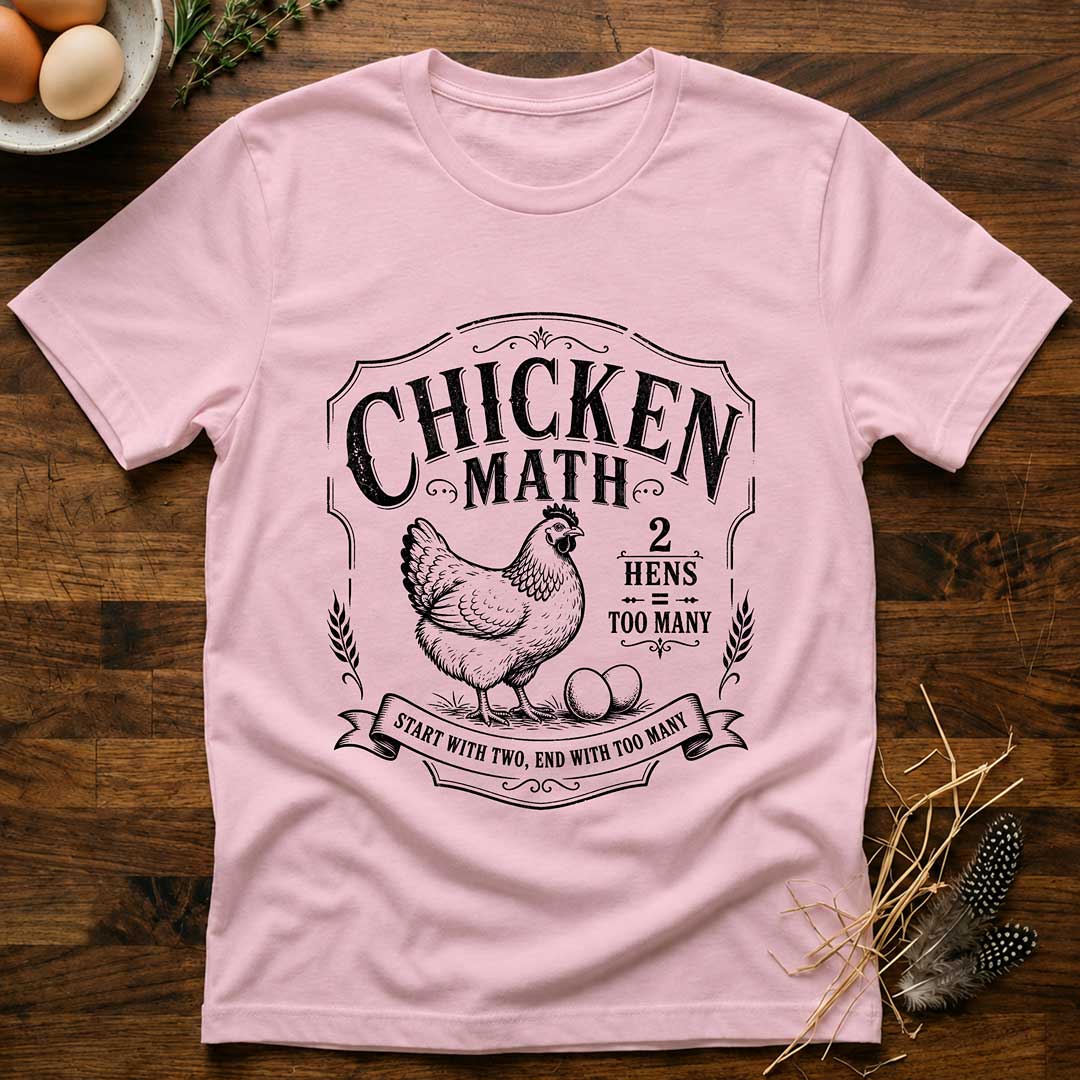 Chicken Math - Vintage T-Shirt
