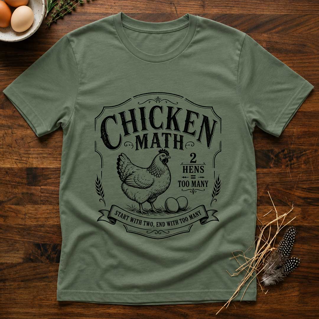 Chicken Math - Vintage T-Shirt