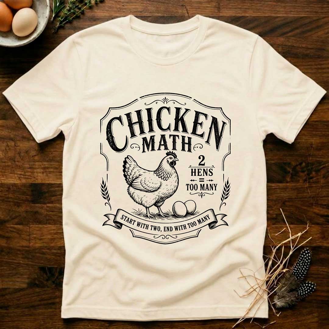 Chicken Math - Vintage T-Shirt