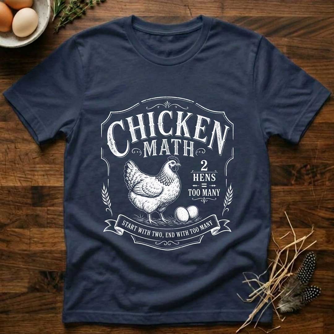 Chicken Math - Vintage T-Shirt