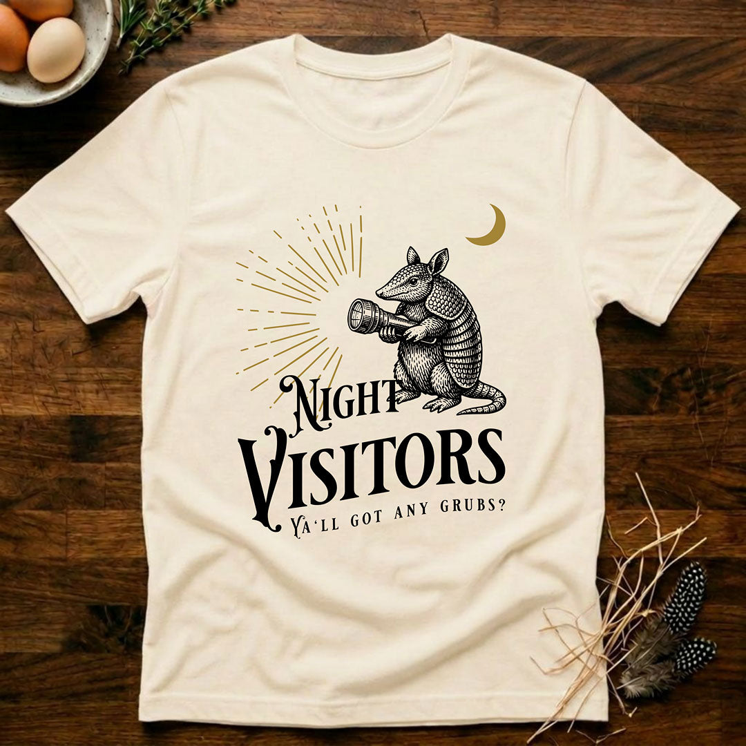 Night Visitors - Armadillo T-Shirt