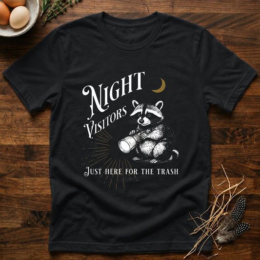 Night Visitors - Racoon T-Shirt