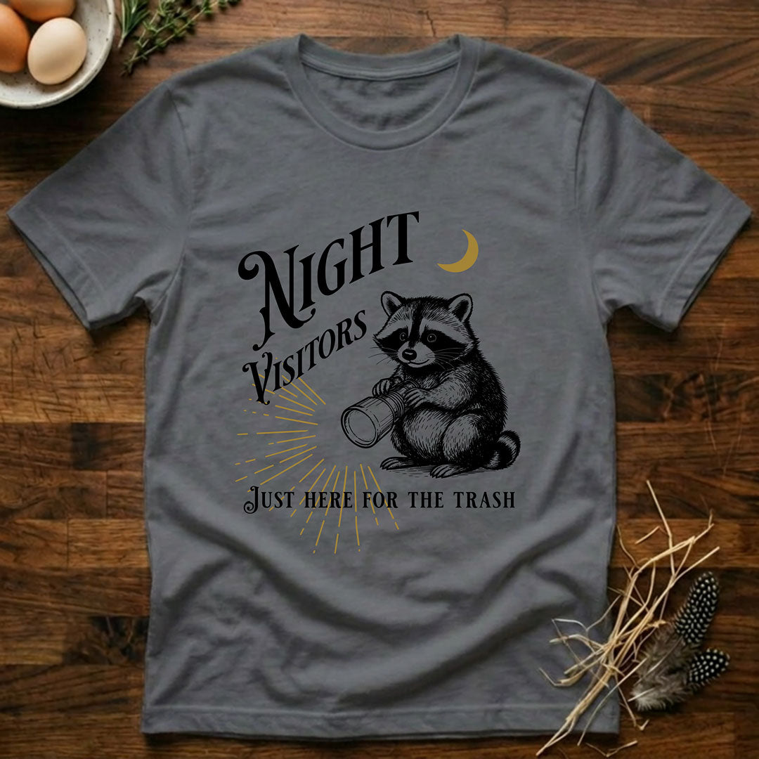 Night Visitors - Racoon T-Shirt