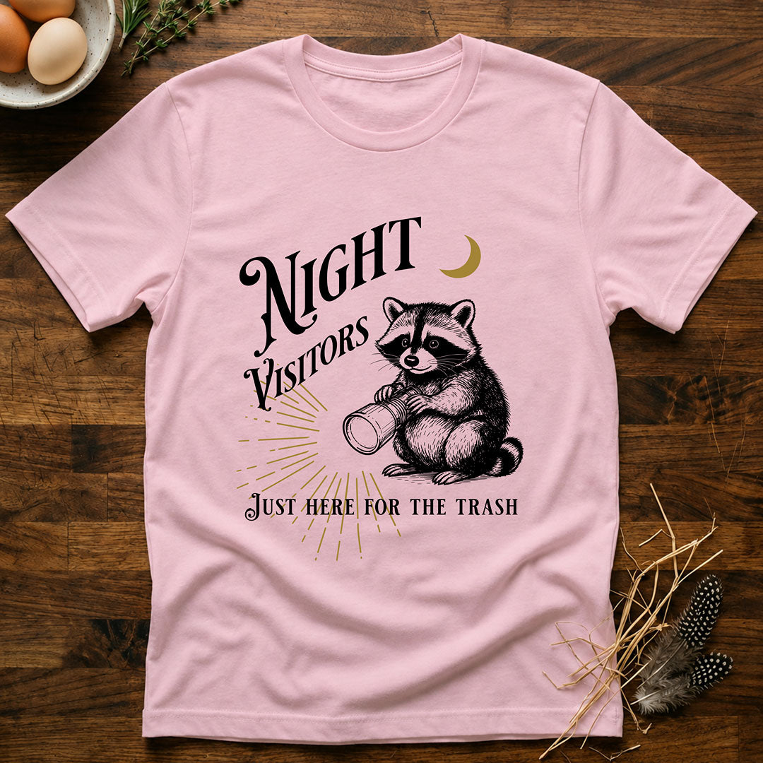 Night Visitors - Racoon T-Shirt