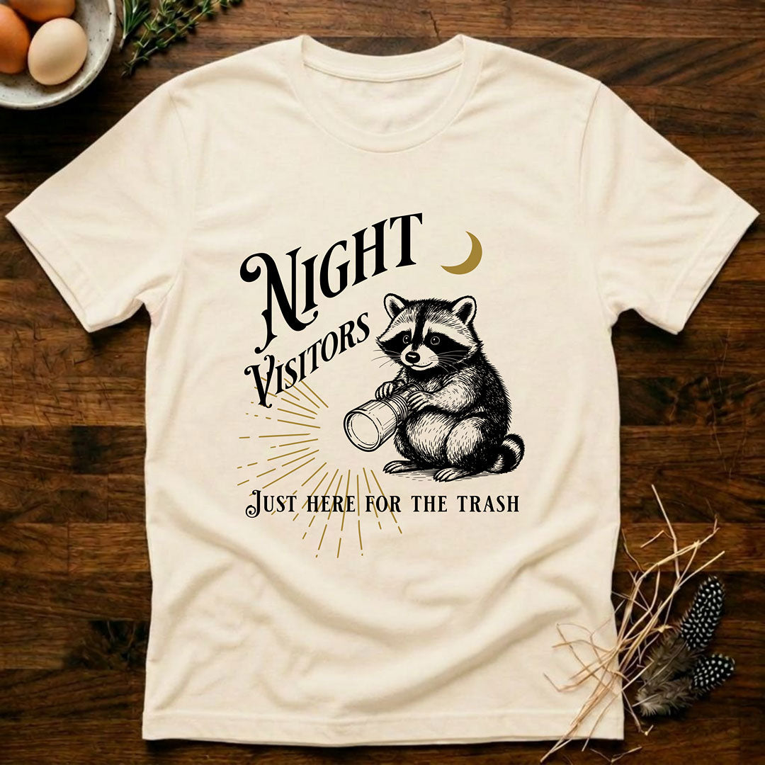 Night Visitors - Racoon T-Shirt