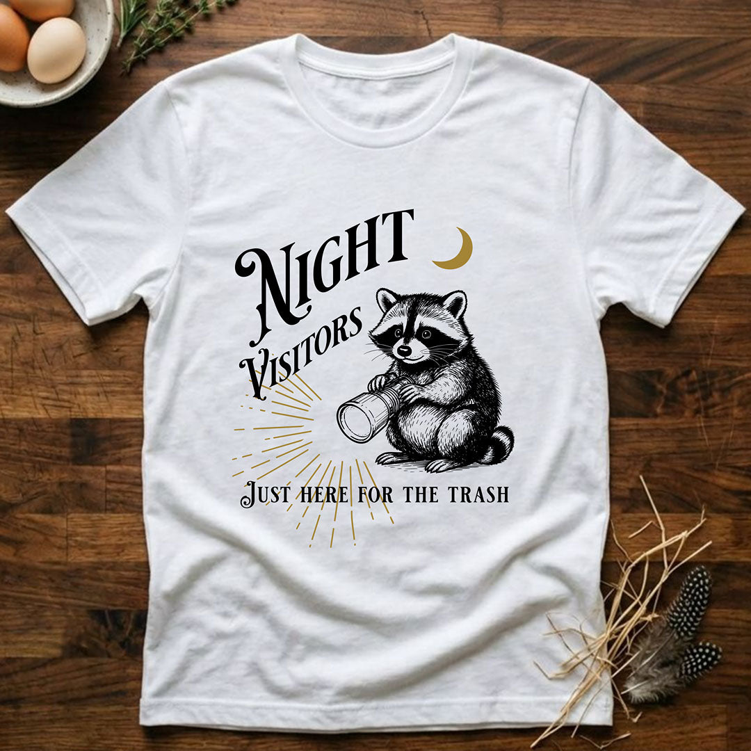 Night Visitors - Racoon T-Shirt