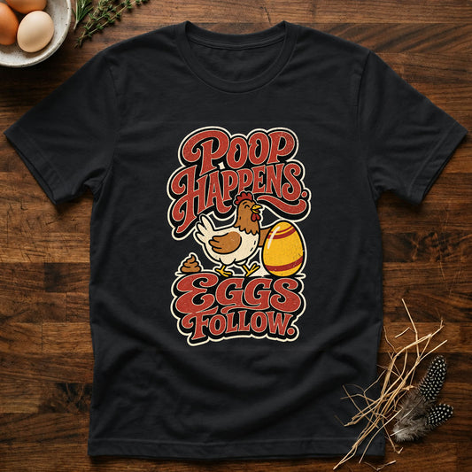 Poop Happens. Eggs Follow. T-Shirt