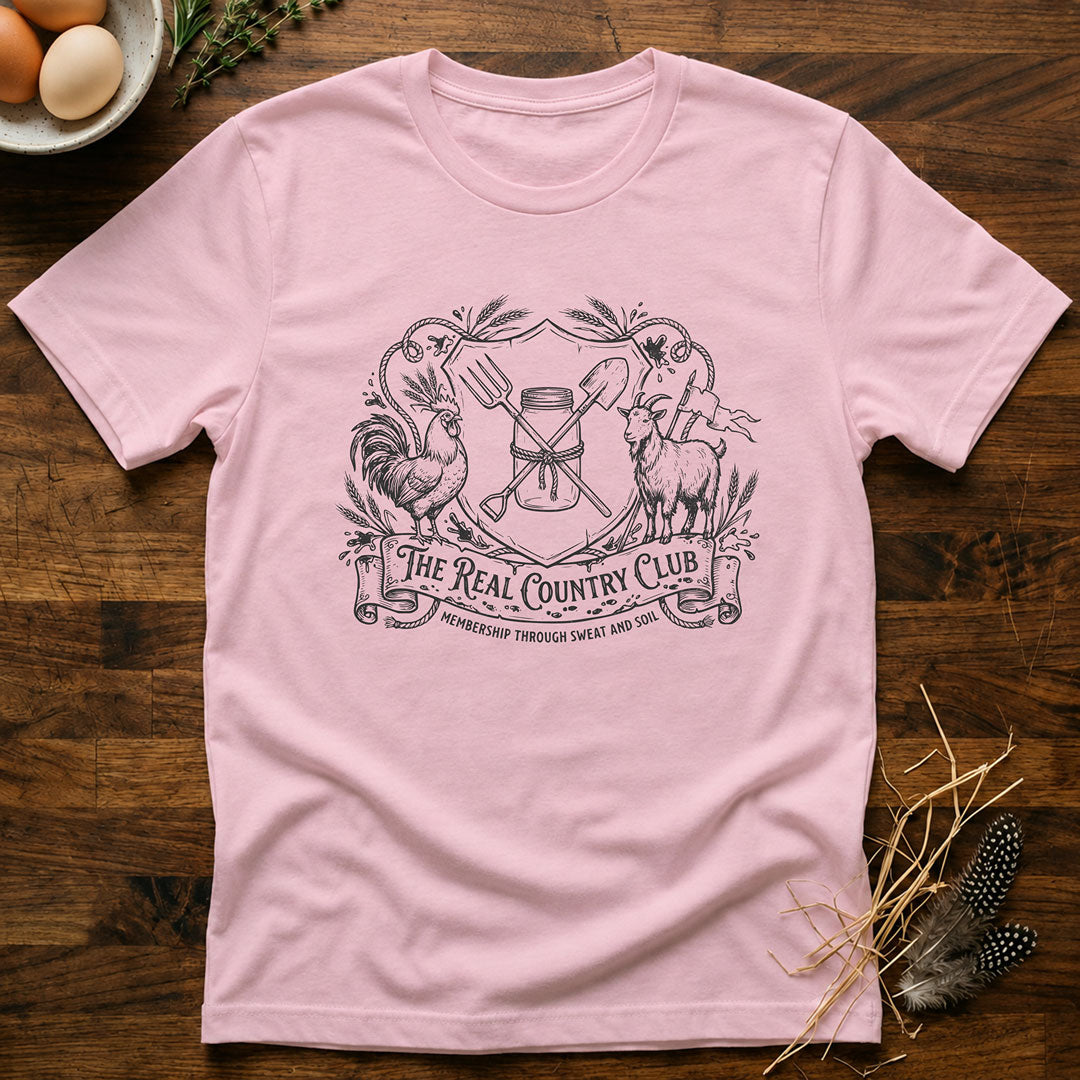 The Real Country Club - Crest T-Shirt