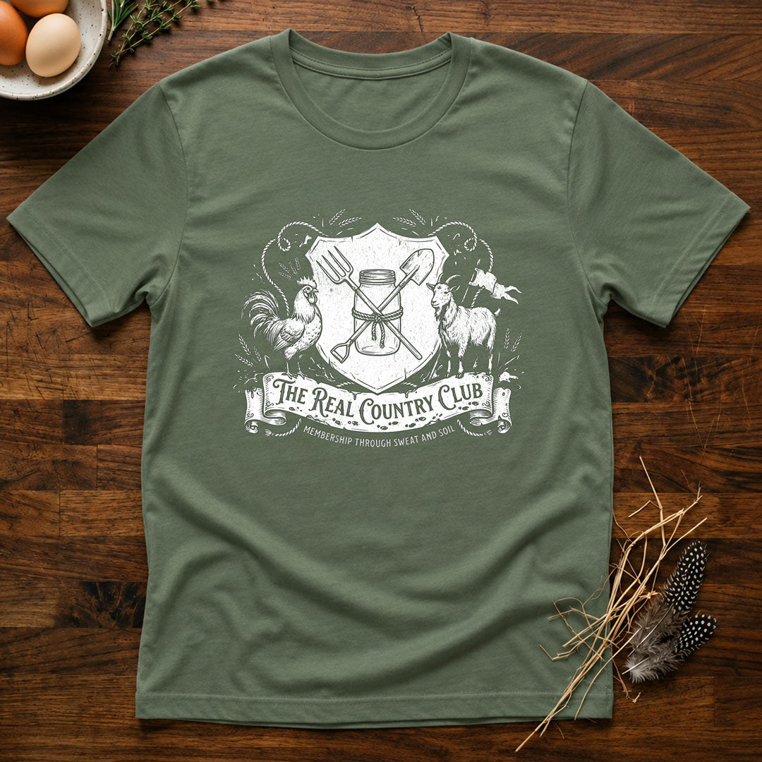 The Real Country Club - Crest T-Shirt