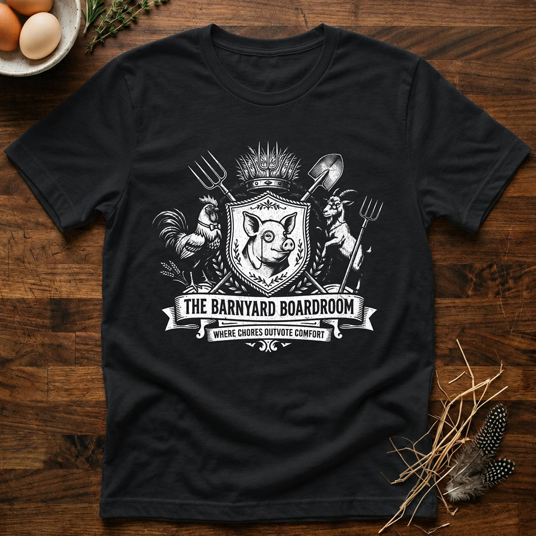 The Barnyard Boardroom T-Shirt