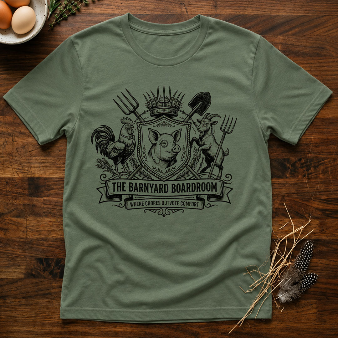 The Barnyard Boardroom T-Shirt