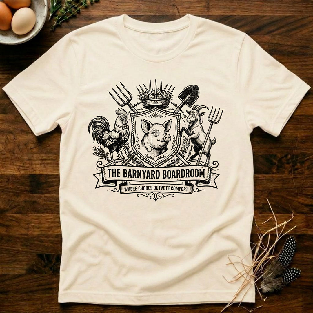 The Barnyard Boardroom T-Shirt