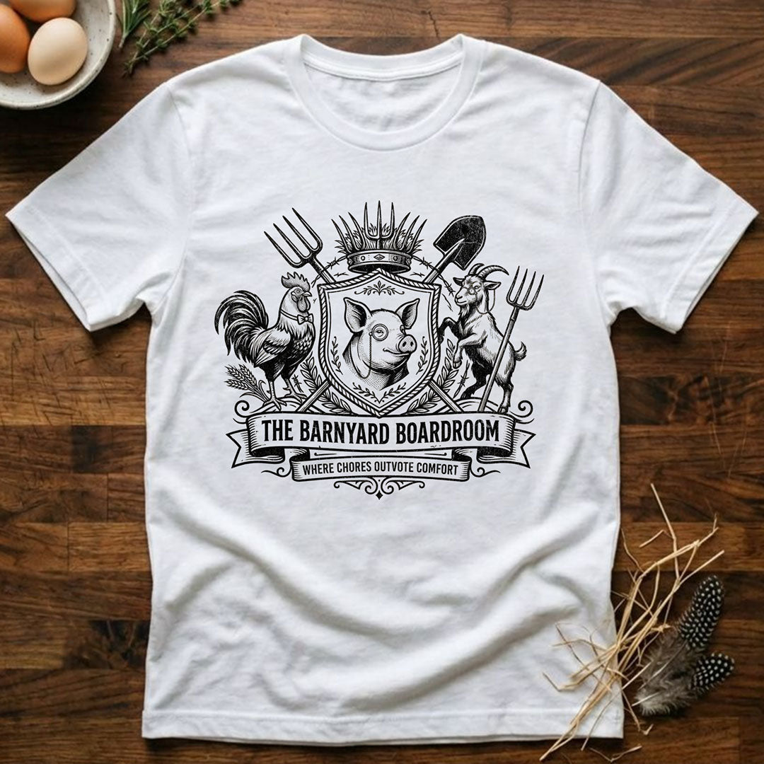 The Barnyard Boardroom T-Shirt