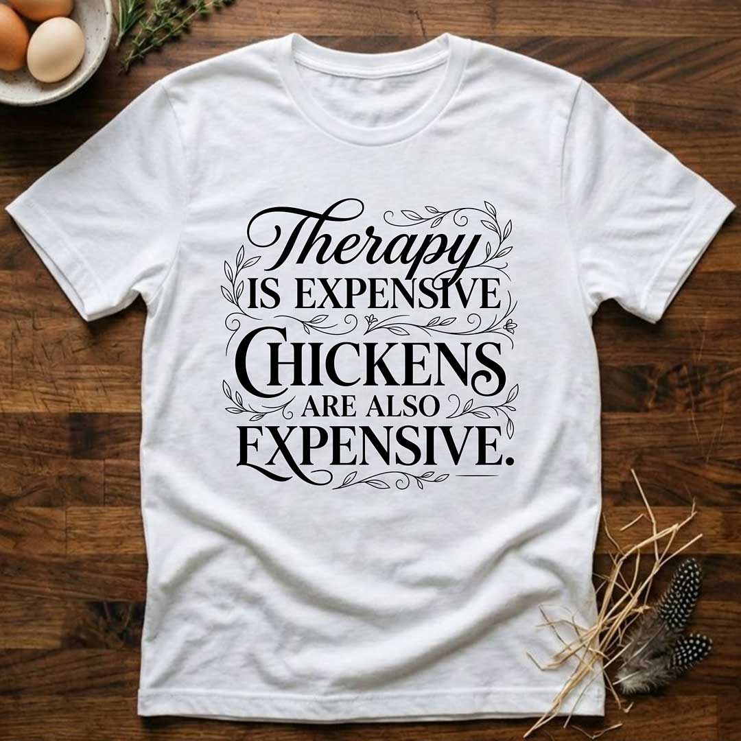 Therapy is Expensive, Chickens are Also Expensive T-Shirt
